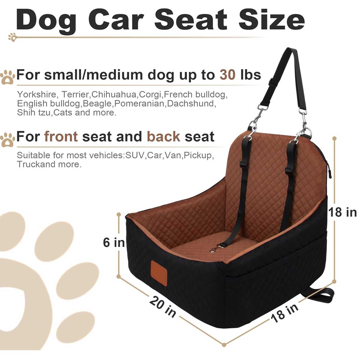 Aoibox LADS0917047 Dog-Car-Seats - View #2