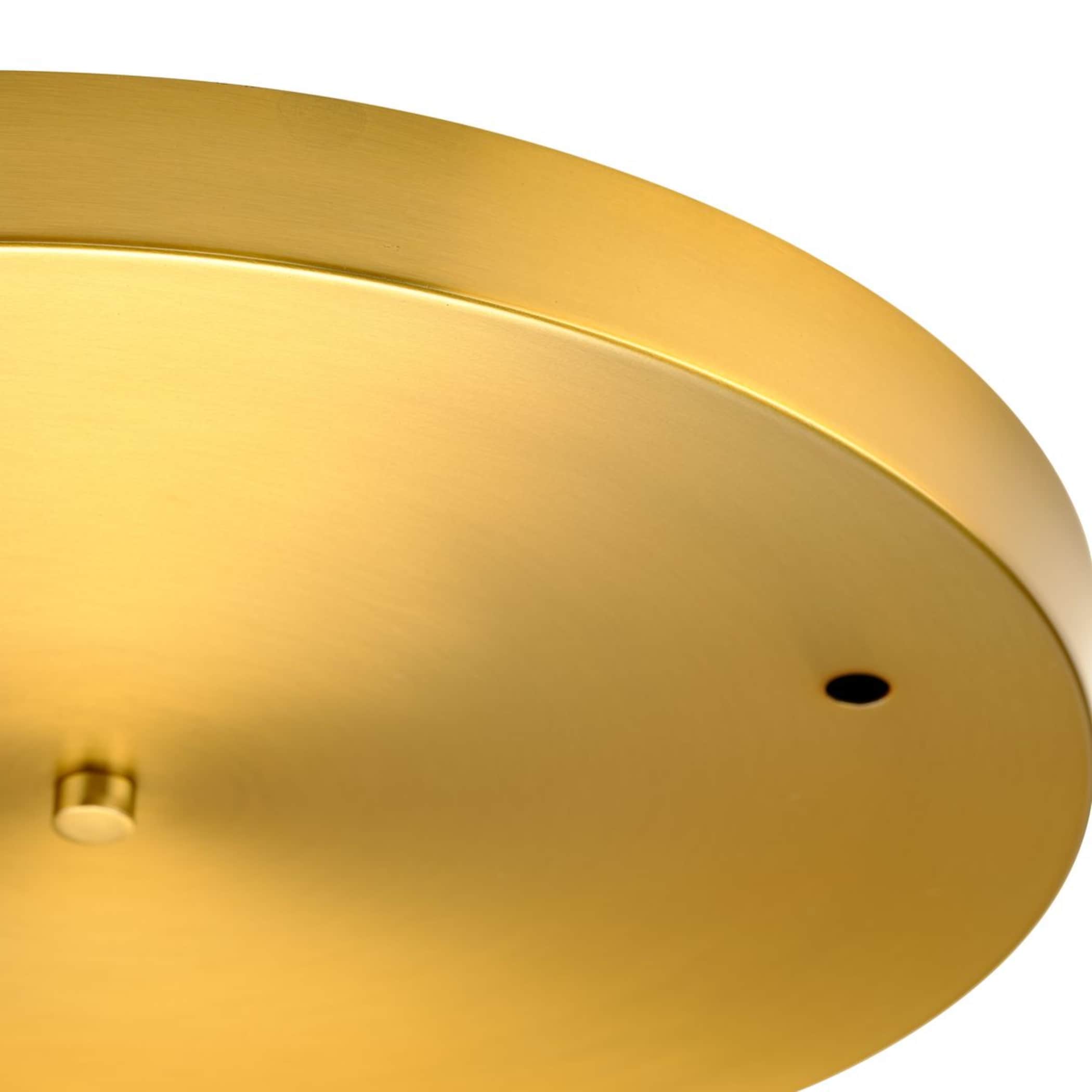 Brushed Bronze Round Pendant Canopy Kit for 3 Pendants