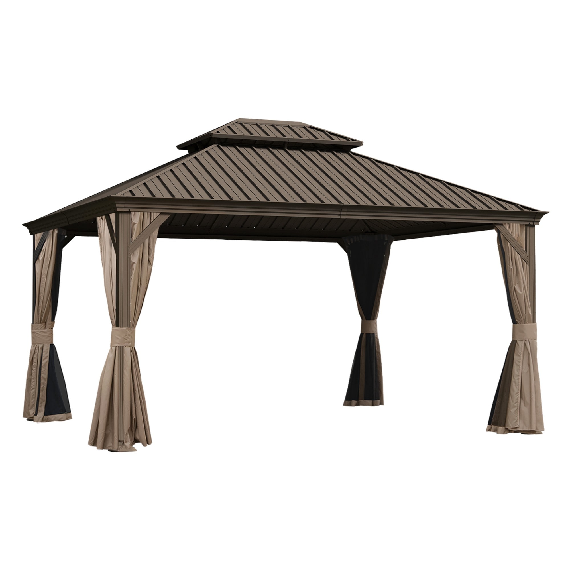 ToolCat LS1-126-HWP Wood-Resin-Gazebos - View #2