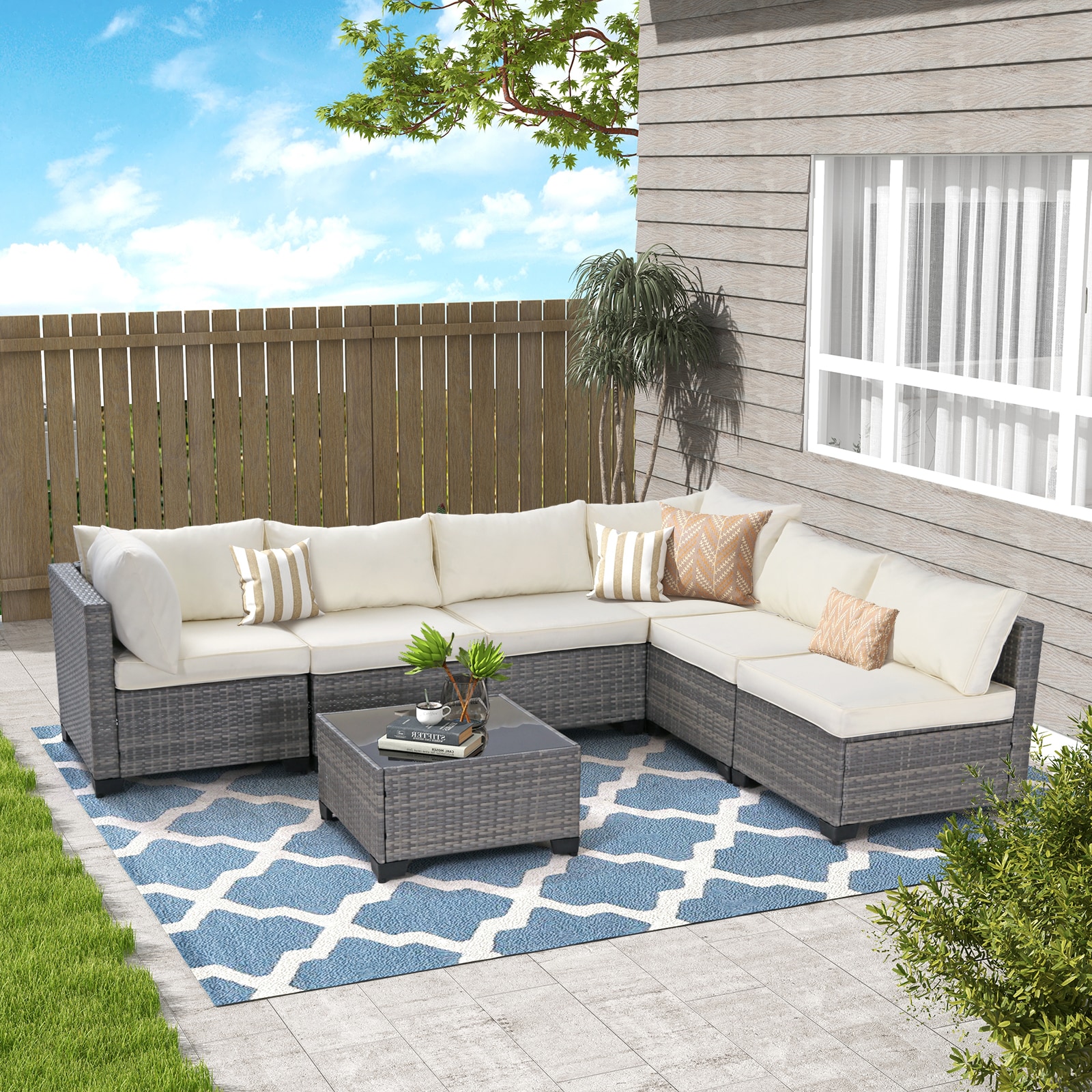 EarlGrove LS-F5787-BL02728 Patio-Conversation-Sets - View #2