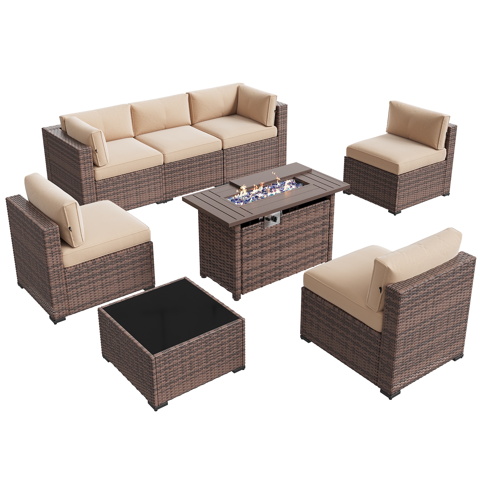 AOXUN PA-120BR03 Patio-Conversation-Sets - View #8