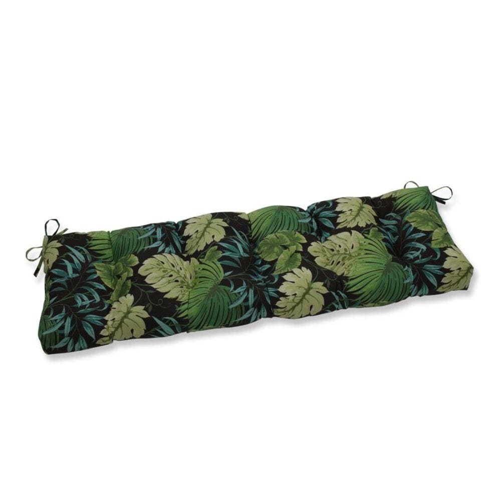 Pillow Perfect 570198 Outdoor/Indoor Tropique Peridot Bench/Swing Cushion Green 45 x 18 