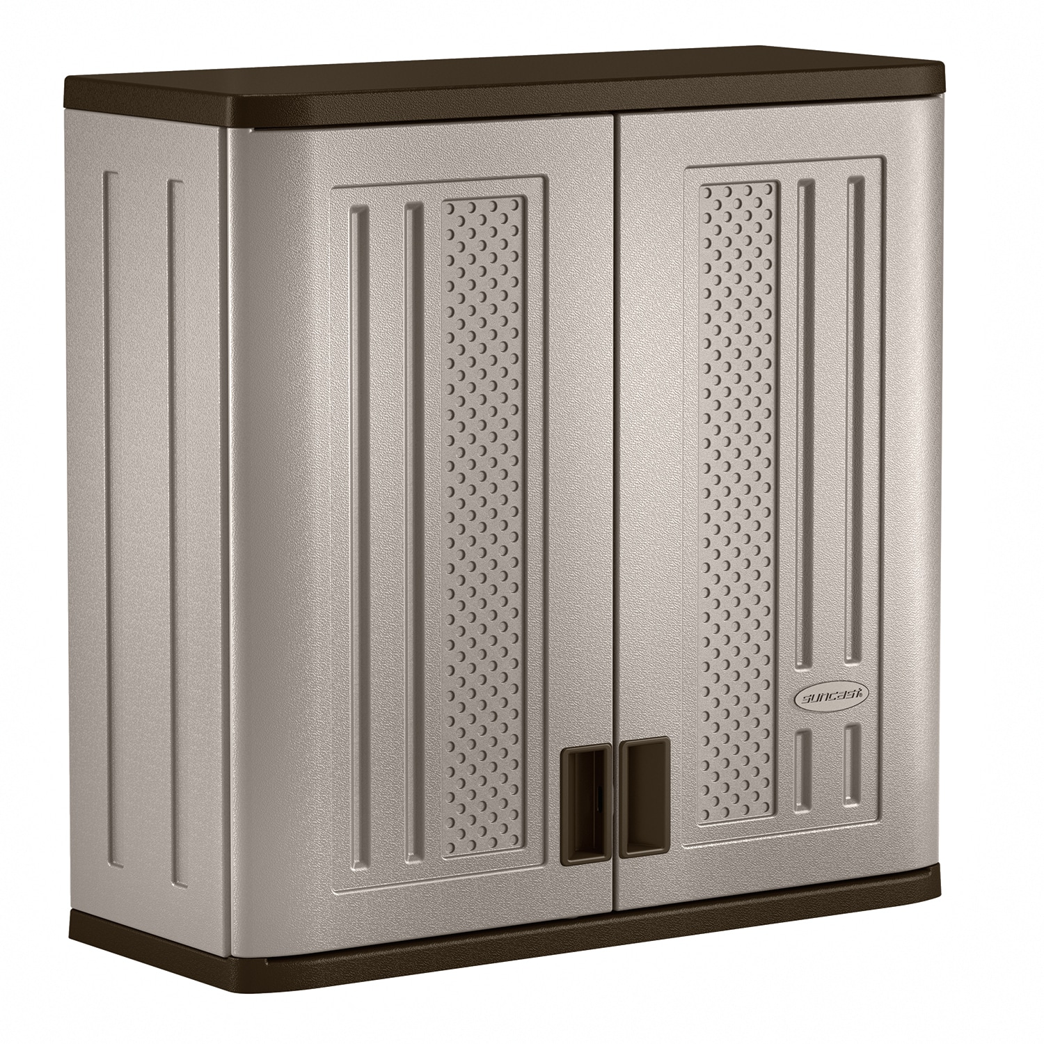 Polypropylene Storage Cabinet with Acrylic Doors 37? x 24? x 60? ? Four  Shelves