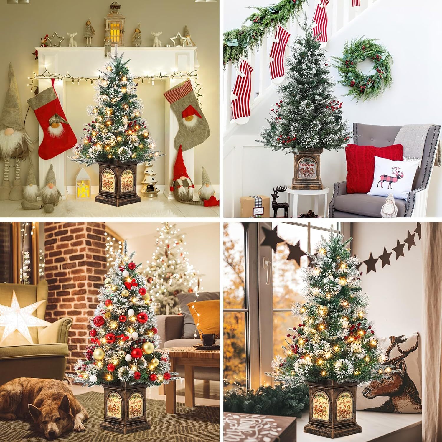Qeetex GGL-PHO-0WIHQR64 Artificial-Christmas-Trees - View #7