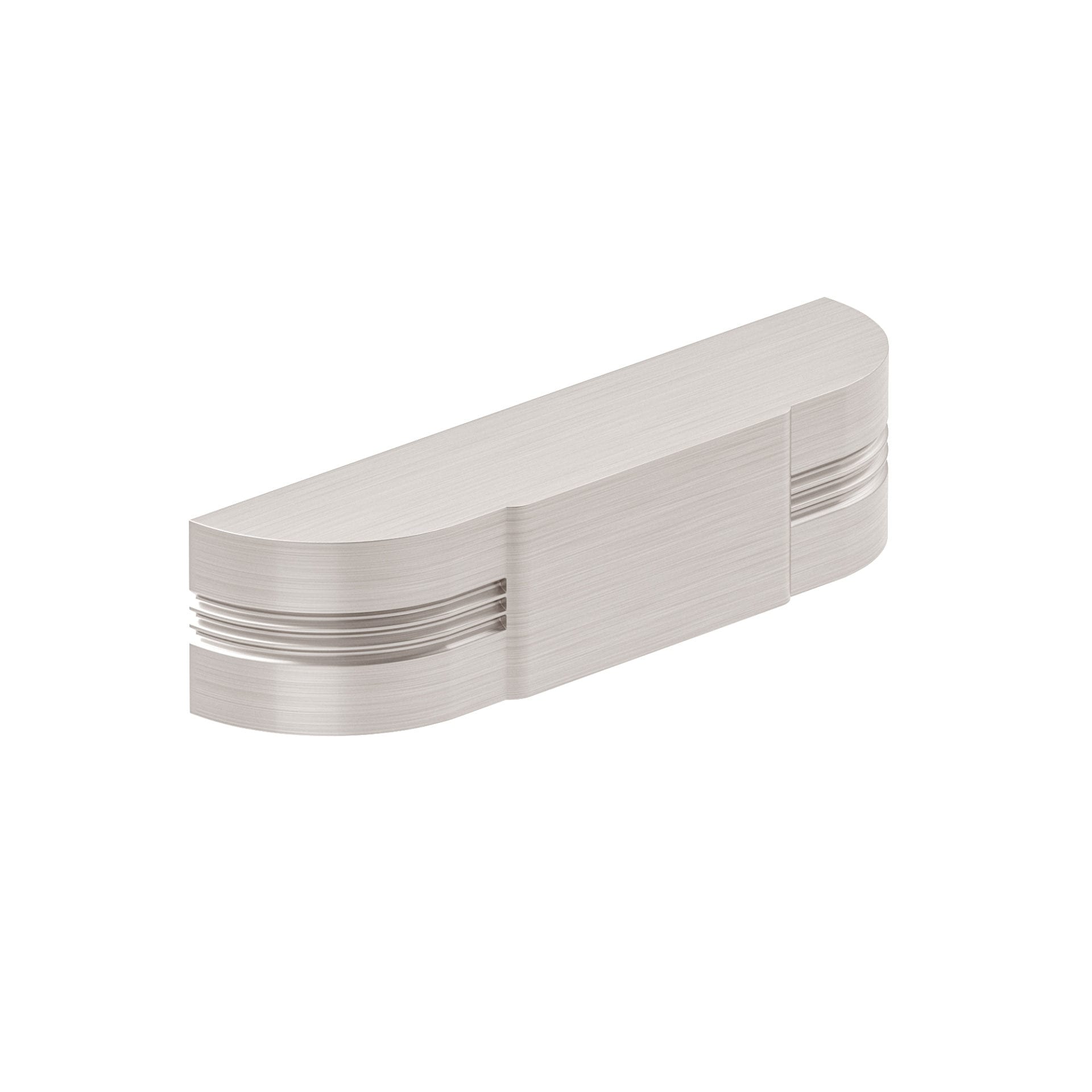 Richelieu 6579128195 Prato 5-1/16-in (128mm) Center to Center Brushed Nickel Novelty Cup Drawer Pull