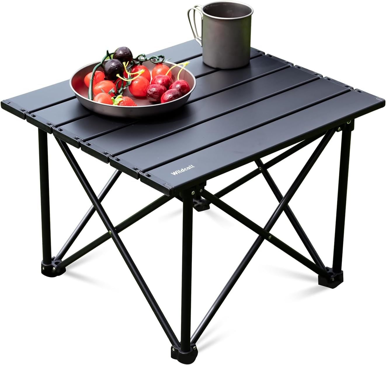 JUSHUA - Ultralight Camping Table Compact Aluminum Folding Beach Table with Carry Bag for Outdoor...