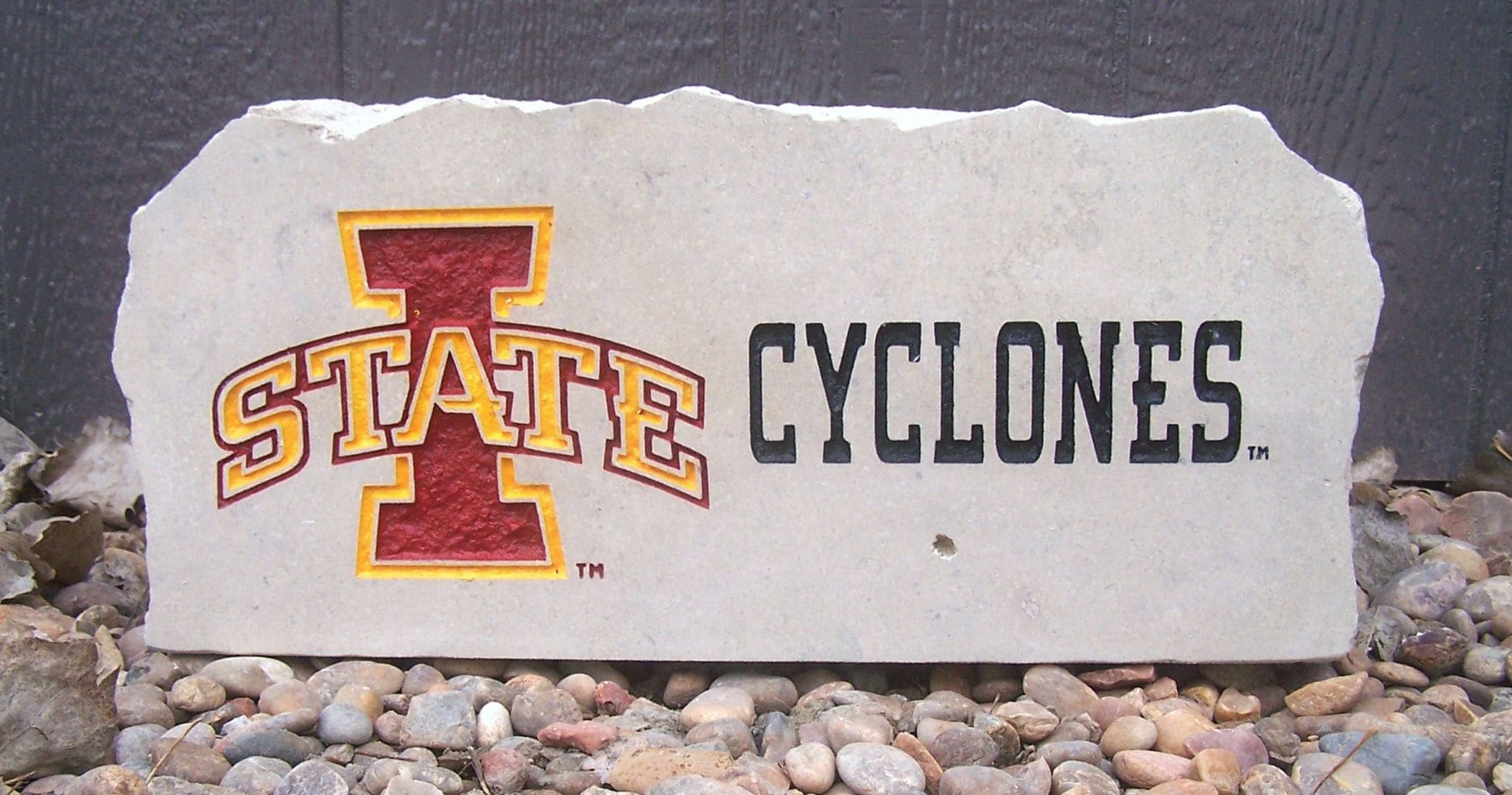 Stoneworx IWS001 Iowa State Cyclones 8-in H x 18-in W Multiple Colors/Finishes Garden Statue