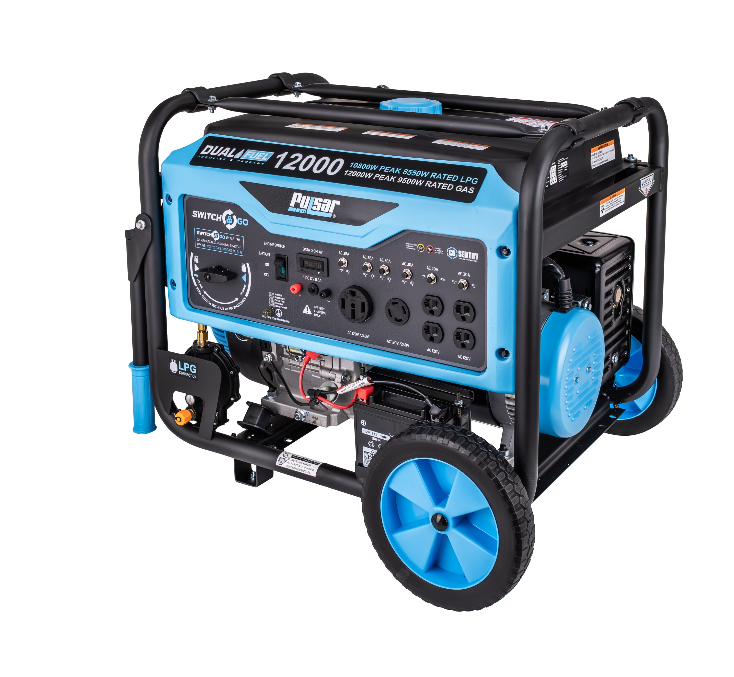 Pulsar Products PG12000BCO Portable-Generators - View #3