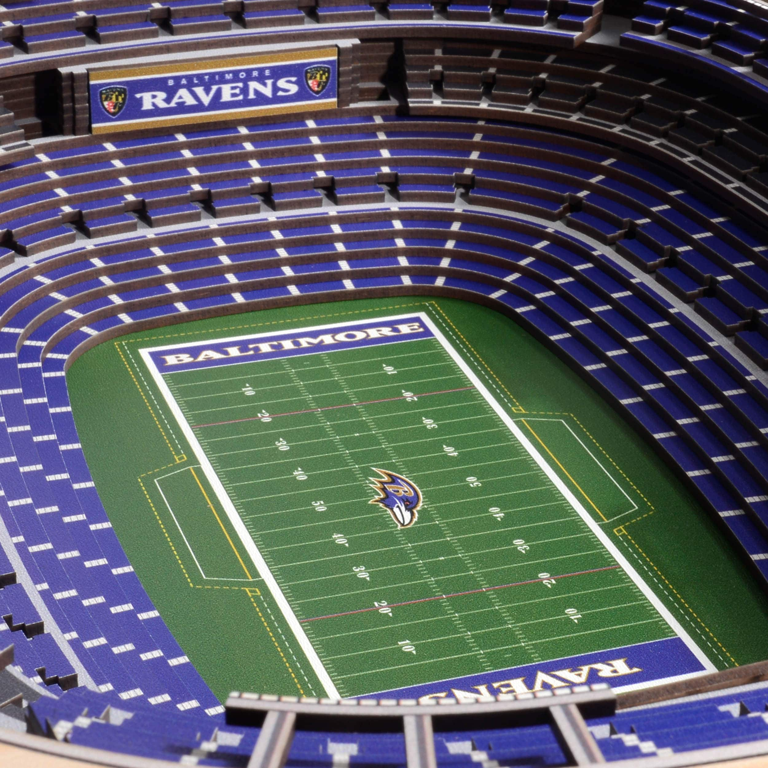 : YouTheFan NFL Baltimore Ravens 3D StadiumView