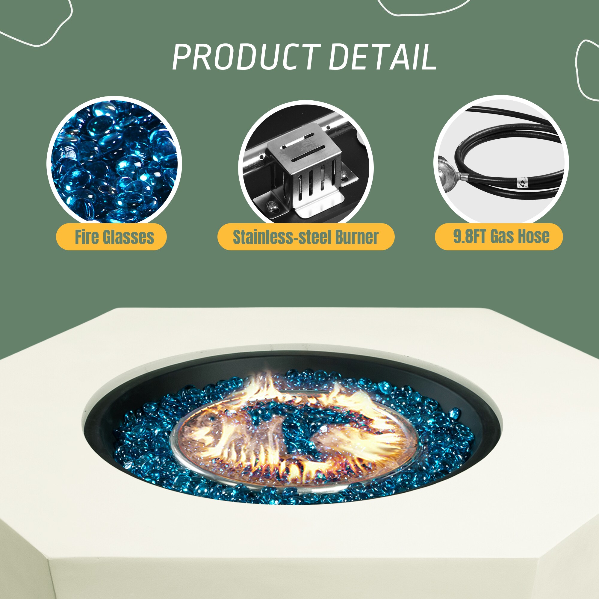 UPHA 41MGO-6BX-MBF Outdoor-Gas-Firepits - View #6
