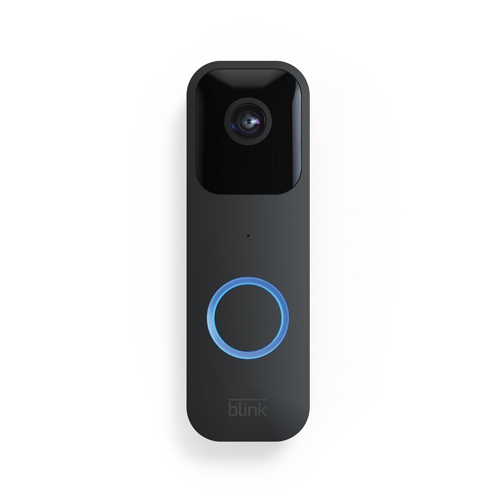 Blink Video Doorbell 1080p HD video, motion detection alerts, battery or  wired, Works with Alexa, Black in the Video Doorbells department at
