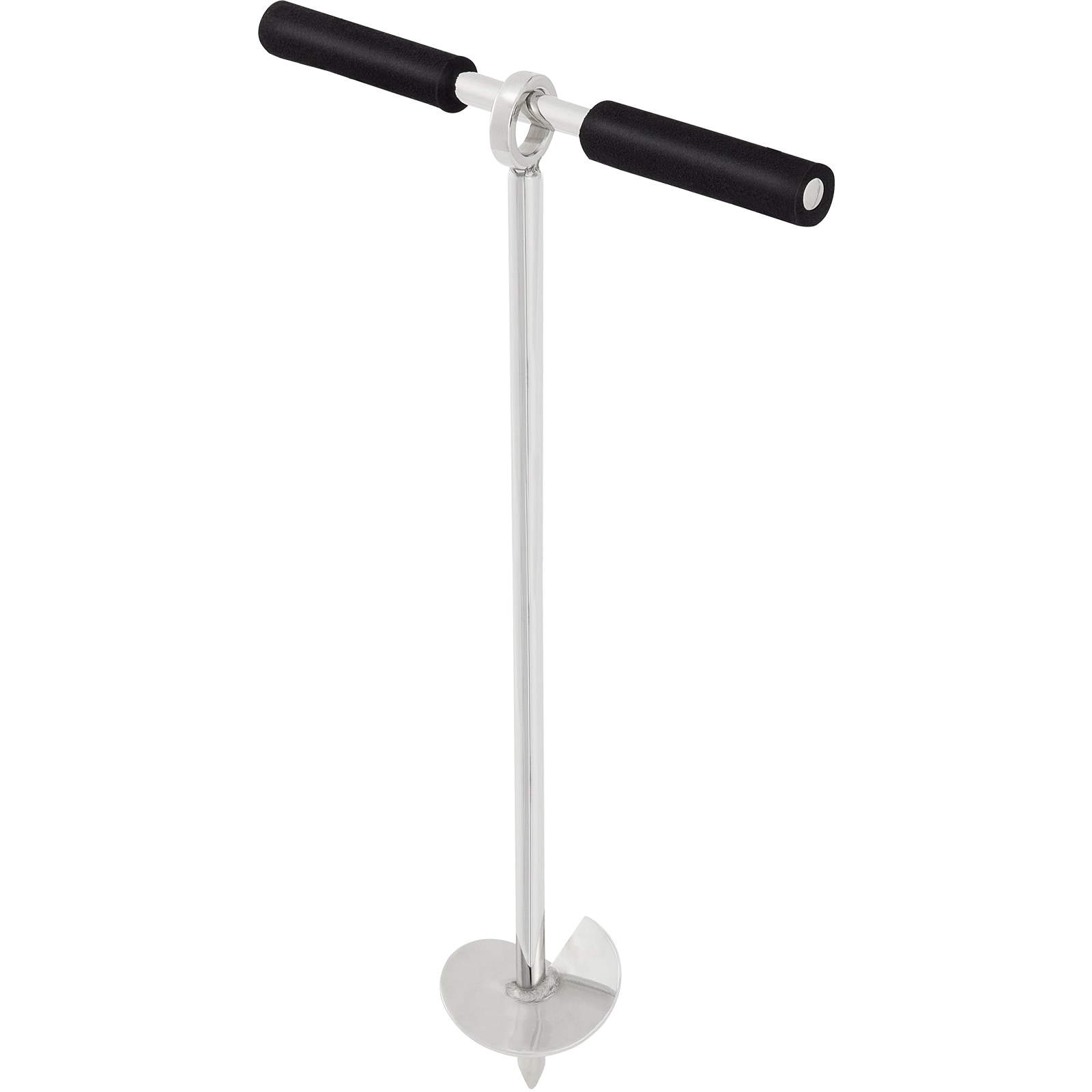 GIVIMO 18-in 316 Stainless Steel Sand Auger Anchor with T-Handle and 2200-lb Holding Capacity featuring Bungee Line and Carry Bag for Jet Ski Pontoon Kayak #LW038GIVSS097