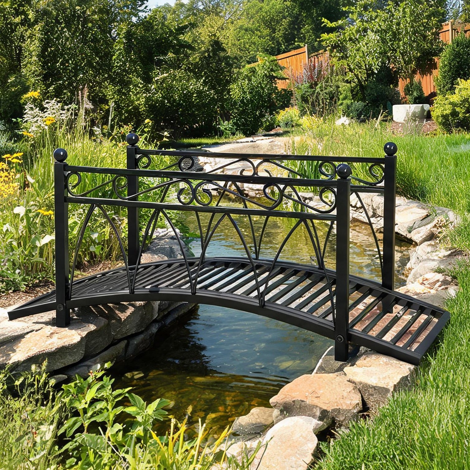 Tammesy Garden Bridge combining 40.25 and 3.3 ft with Outdoor Space and ...
