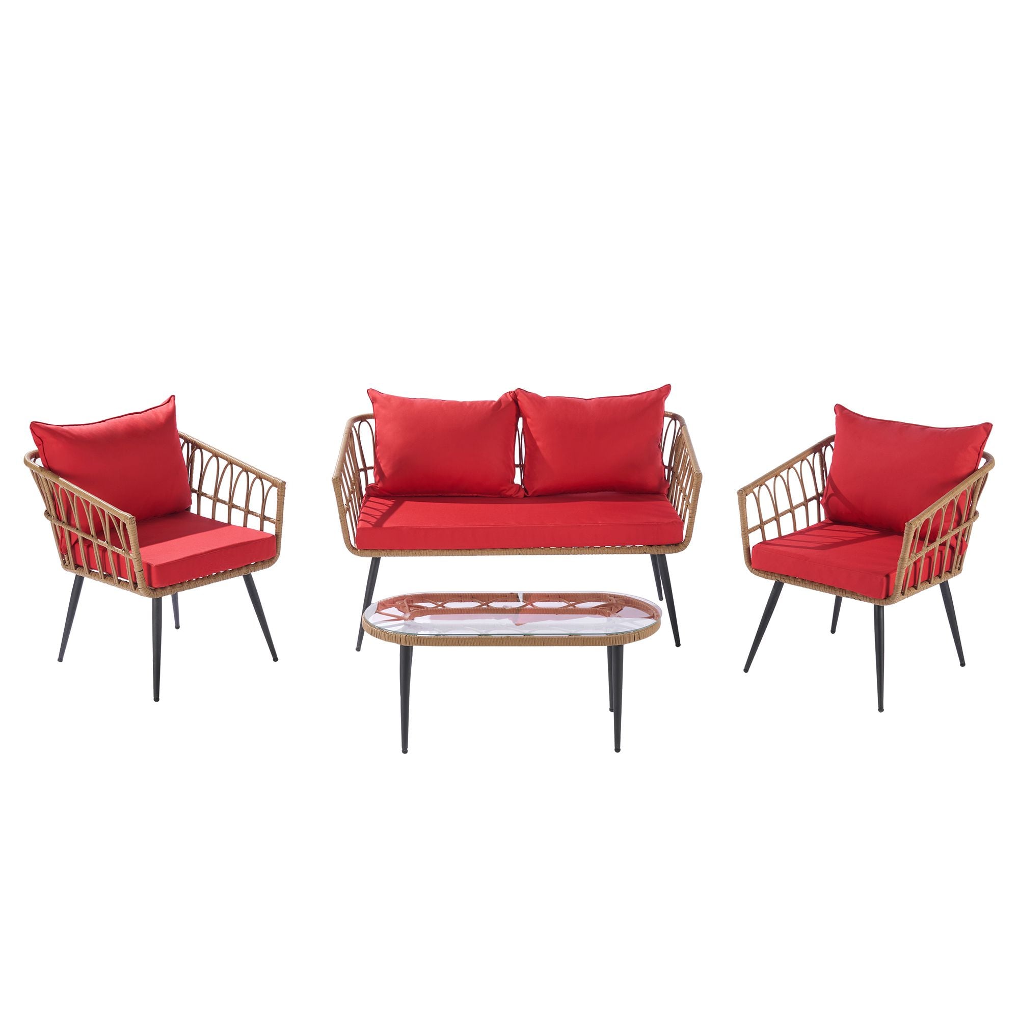 SANSTAR LRS-DS74RD Patio-Conversation-Sets - View #7