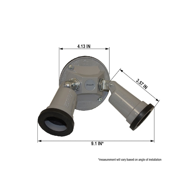 Sigma Electric 4.35-in LED White Switch-Controlled Floodlight Sigma Electric 4.35-in LED White Switch-Controlled Floodlight