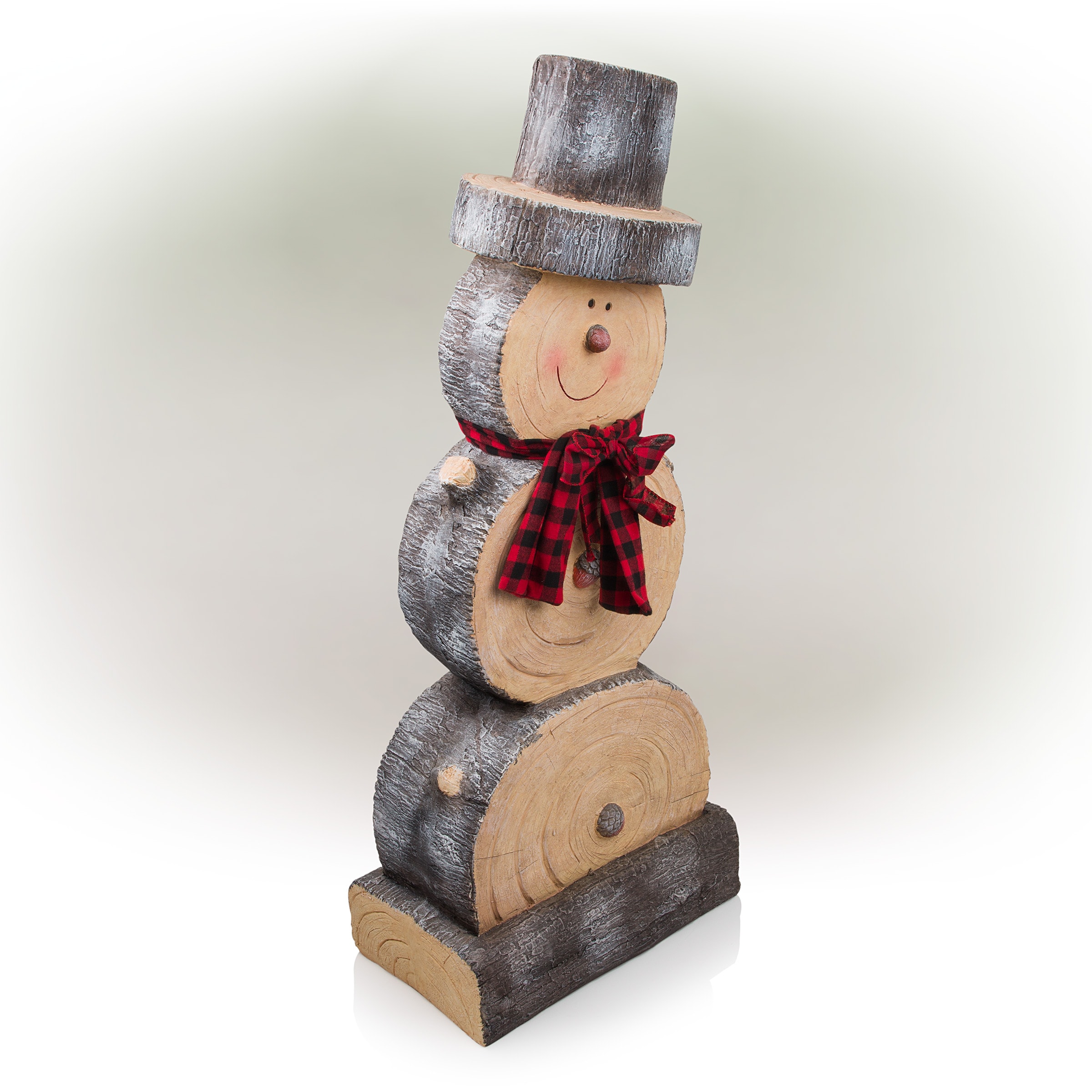 Alpine Corporation 37-in Figurine Snowman Christmas Decor in the ...