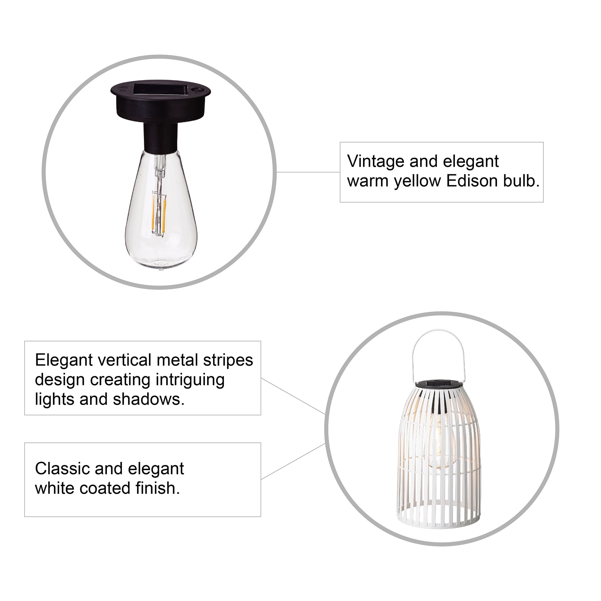 Glitzhome 2023300020 Outdoor-Decorative-Lanterns - View #3