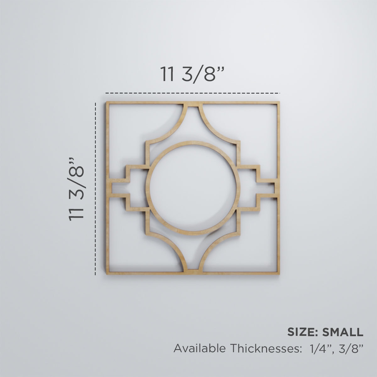 Ekena Millwork WALW12X12X0250GYPHI Wall-Panels - View #3