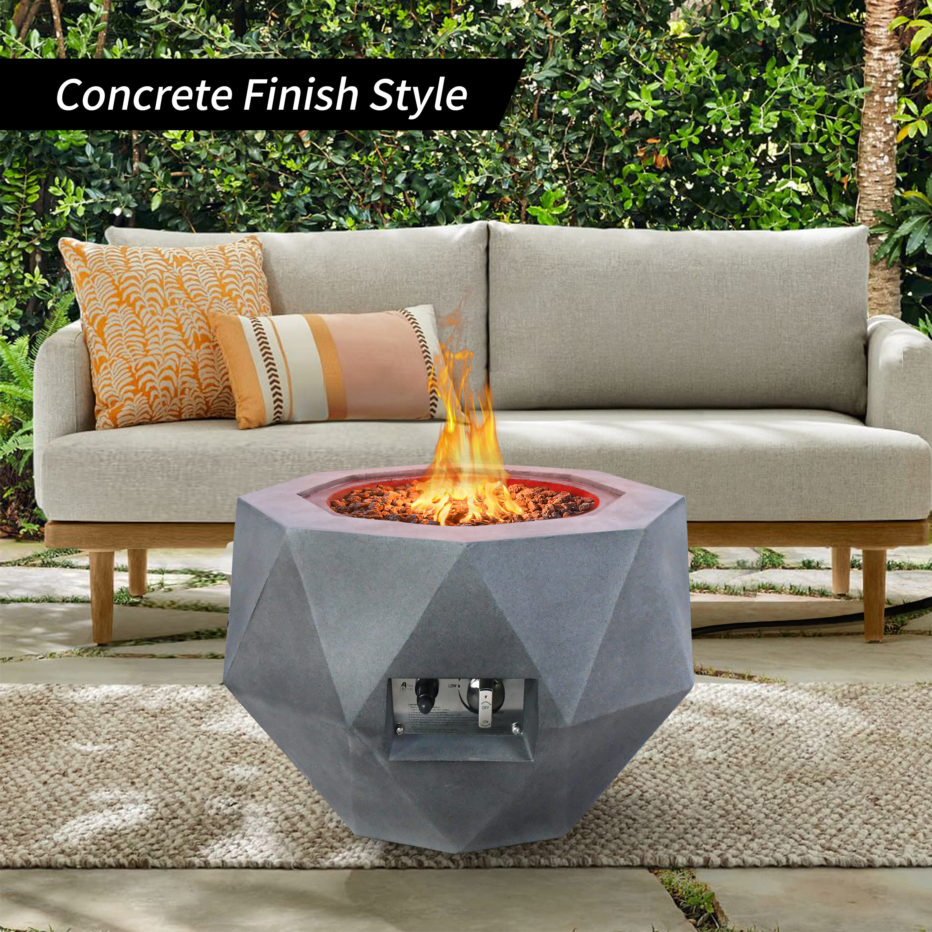KANTE A-GF002-C81921 Outdoor-Gas-Firepits - View #5