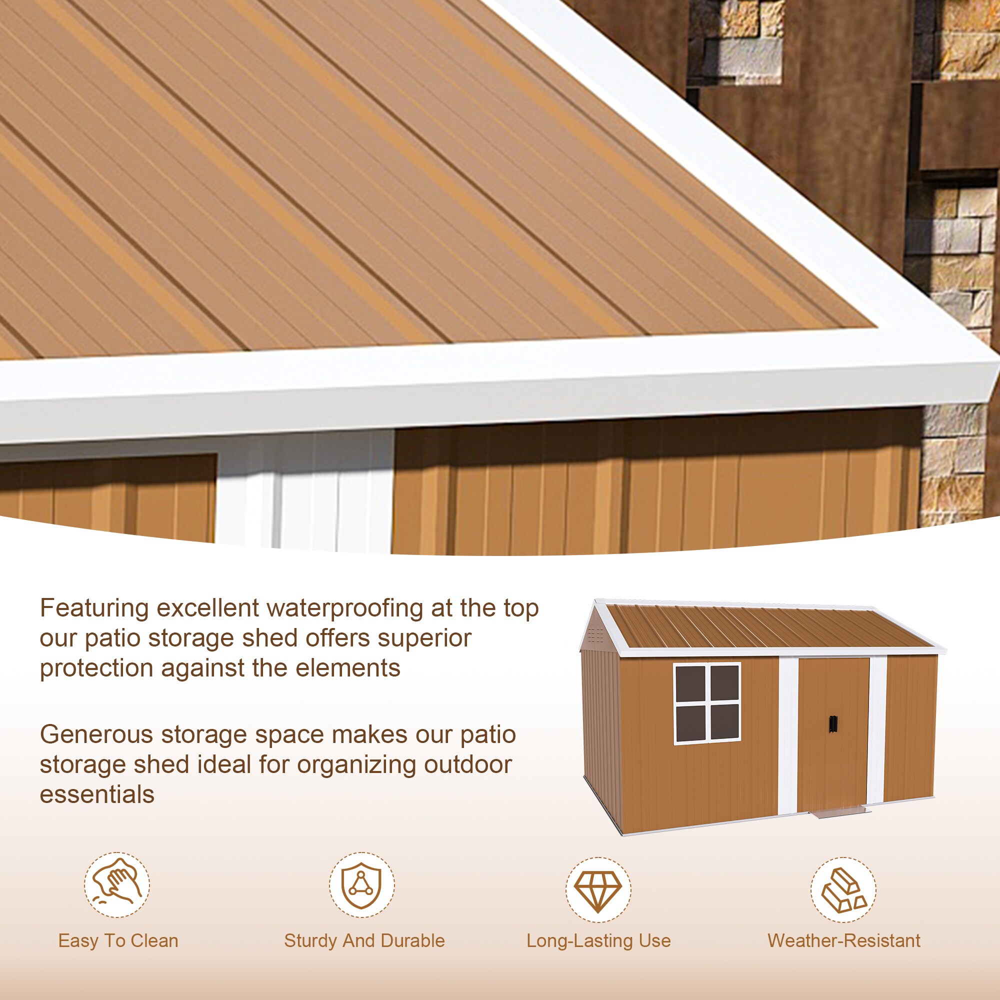 Wooakway FXLS0604-512Z259 Metal-Storage-Buildings-Sheds - View #8