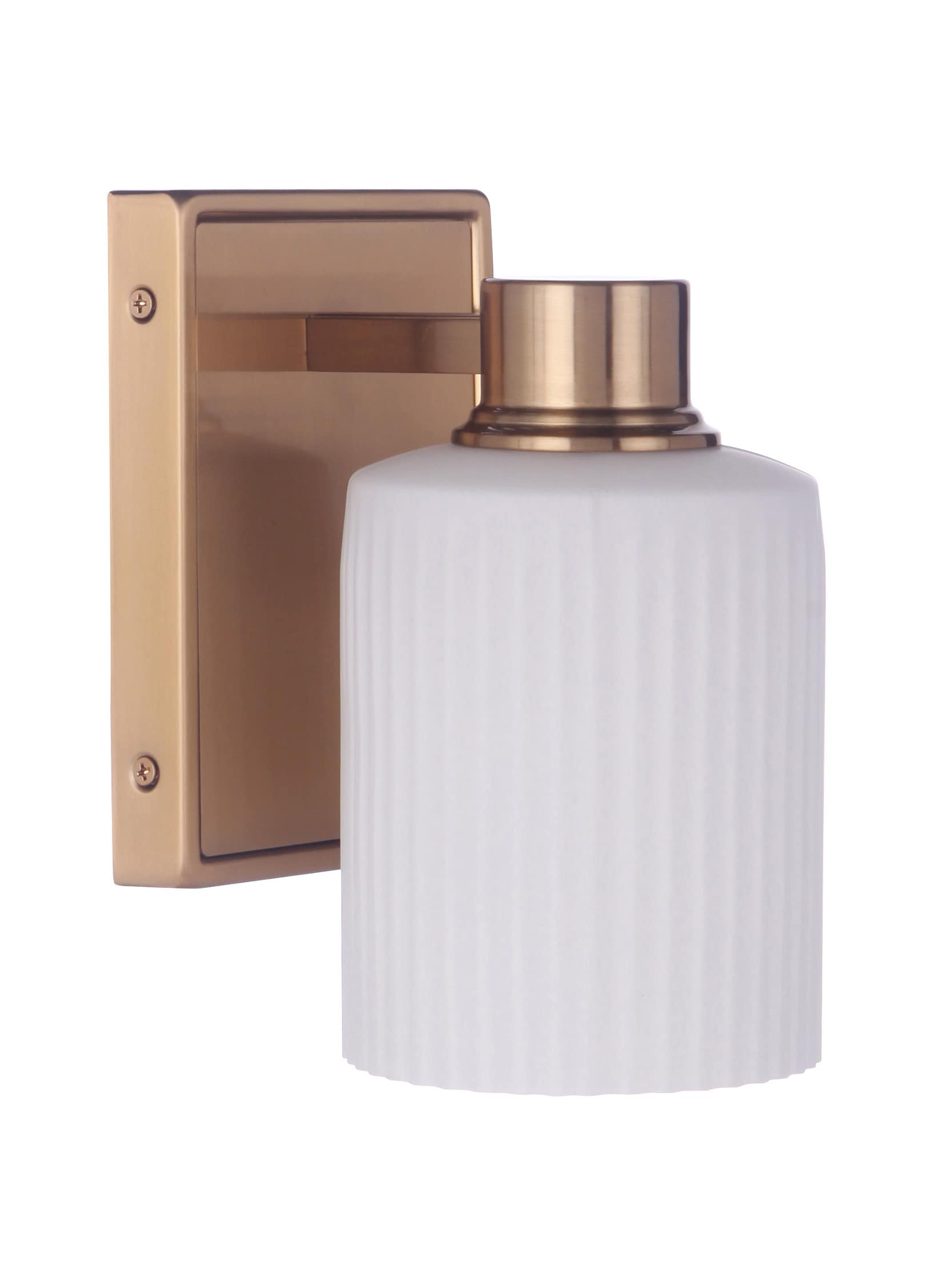 Craftmade 12905SB1 Bretton 8-in 1 -Light Satin Brass Traditional Vanity light