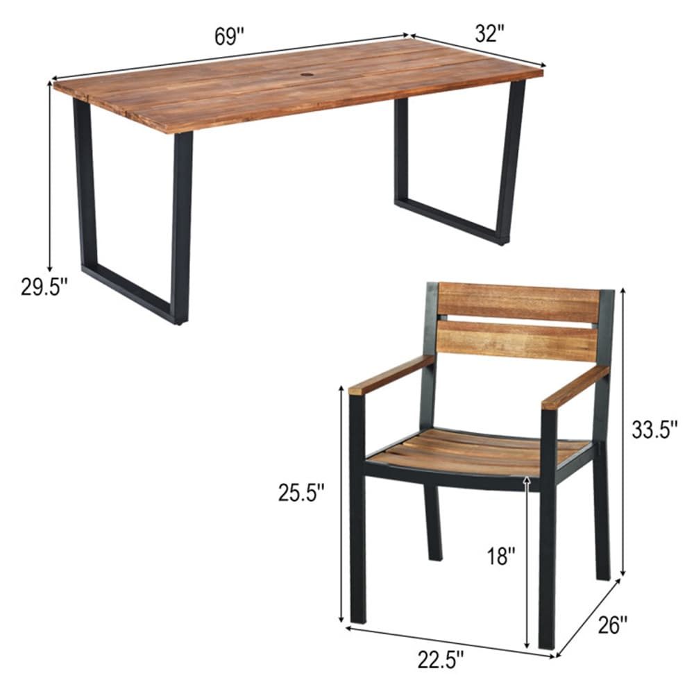 BABOOM BOM-223AAEORGO Patio-Dining-Sets - View #4
