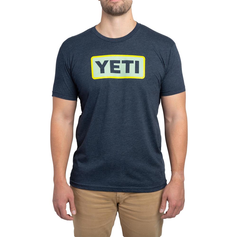 YETI Unisex Medium Textured Cotton Short sleeve Graphic T-shirt Work Shirt  at