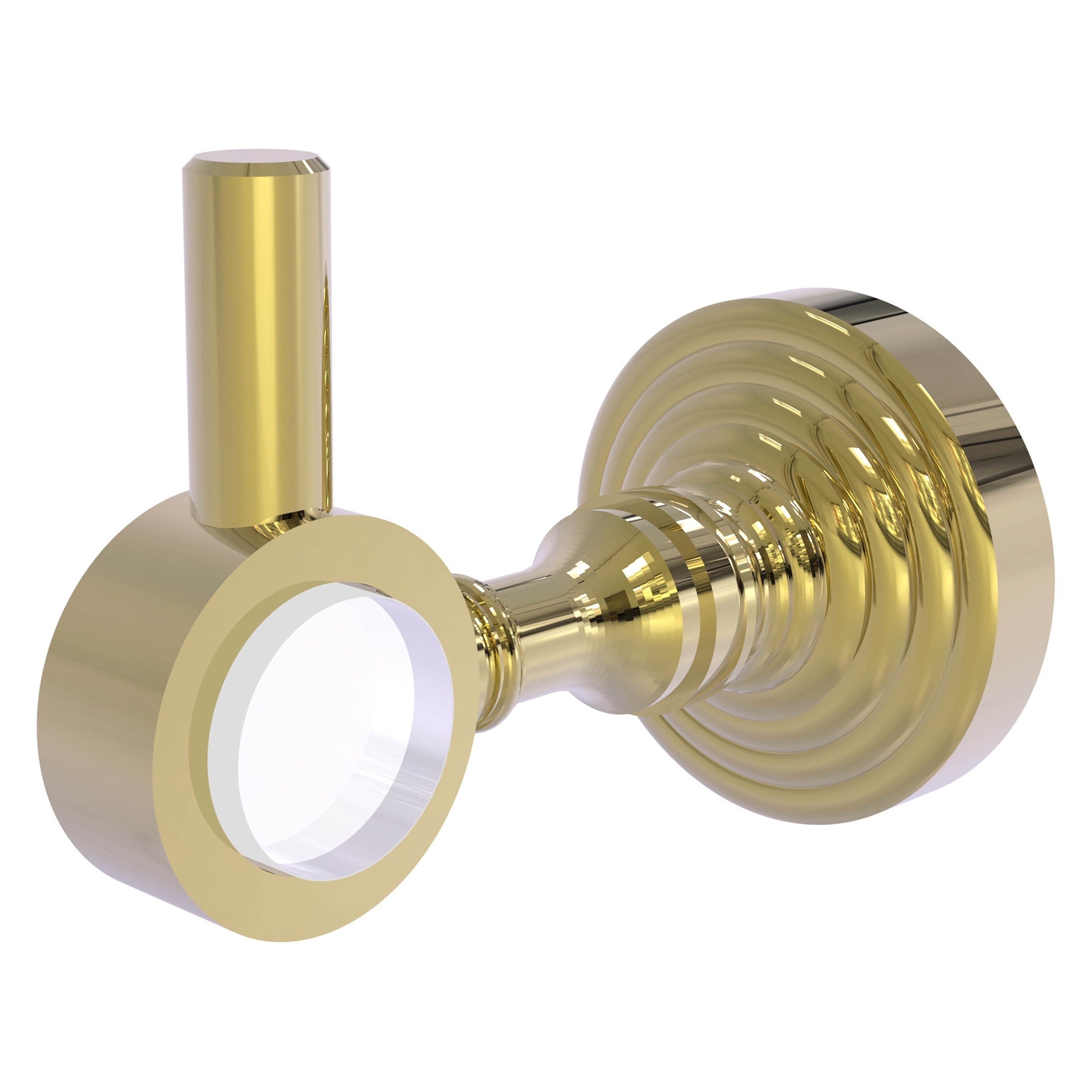 Allied Brass PG-20-UNL Pacific Grove Unlacquered Brass Single -Hook Wall mount Towel Hook