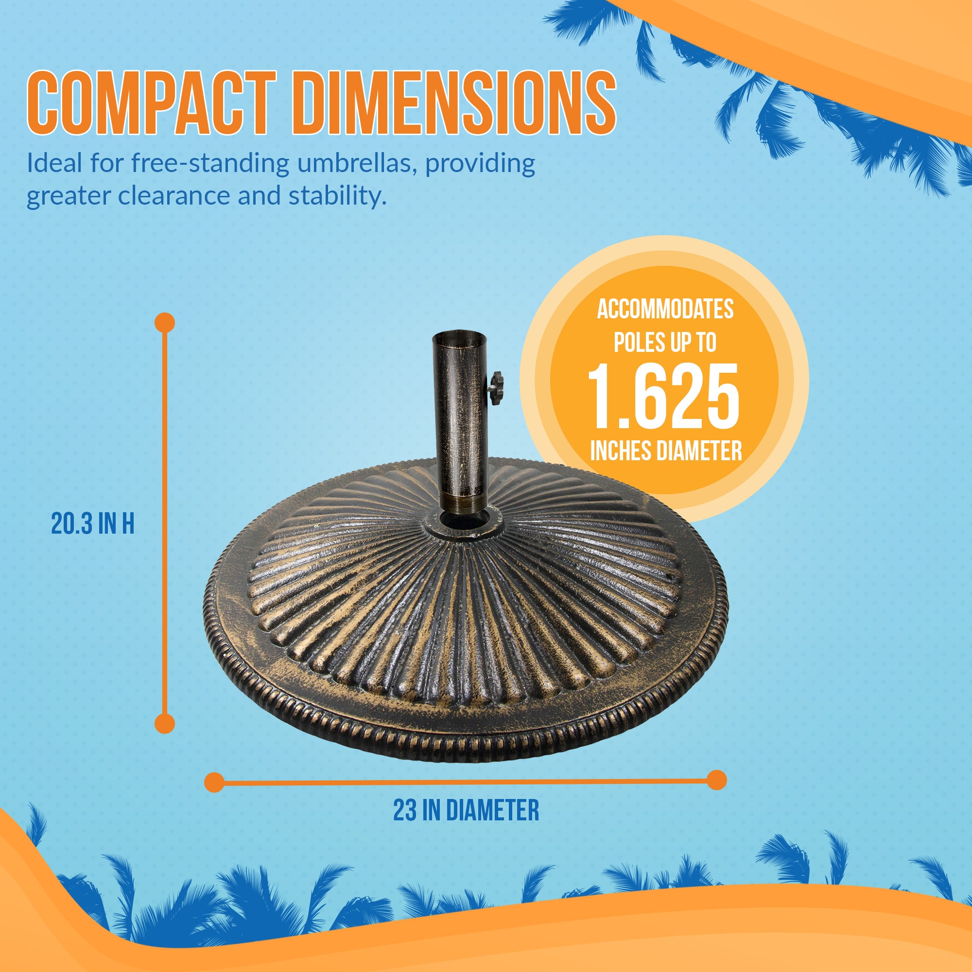 Island Umbrella NU5405A Umbrella-Bases - View #4