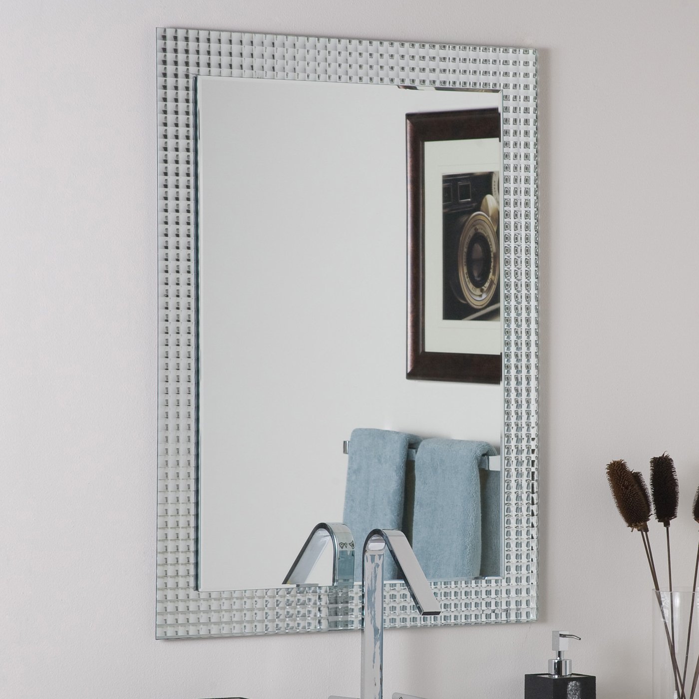  SSM5001-12 Disco Inferno Clear Bathroom Vanity Mirror