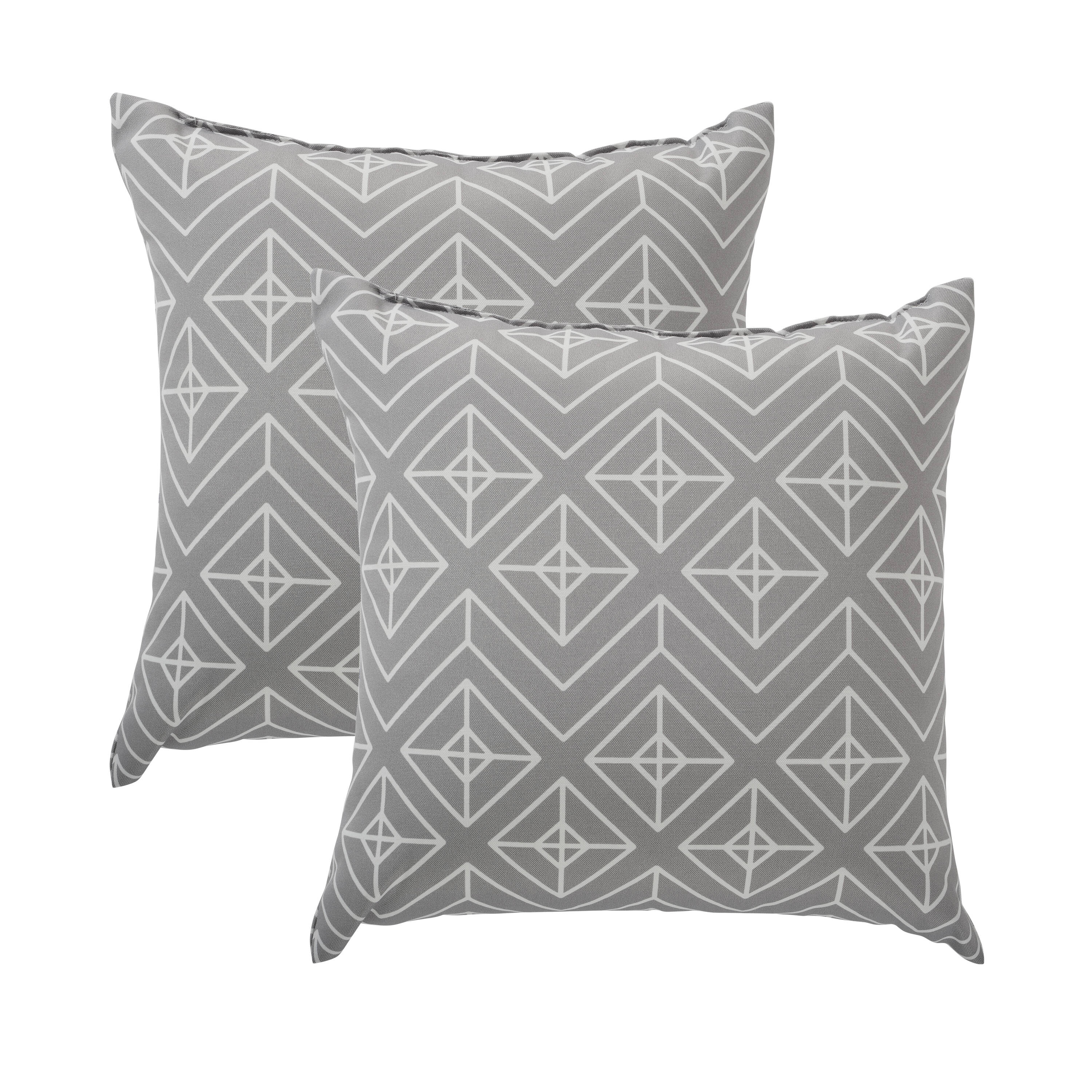 Haven Grey Lumbar Decorative Throw Pillow