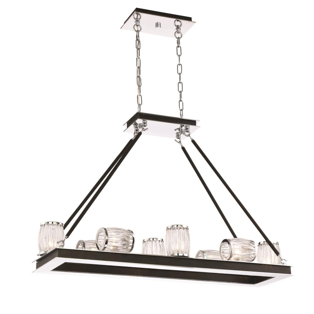 Eurofase 31651-011 Barile 10 -Light Multiple finishes Chrome Rustic For Use in Dining Rooms, Foyers, Kitchens, Living Rooms Chandelier