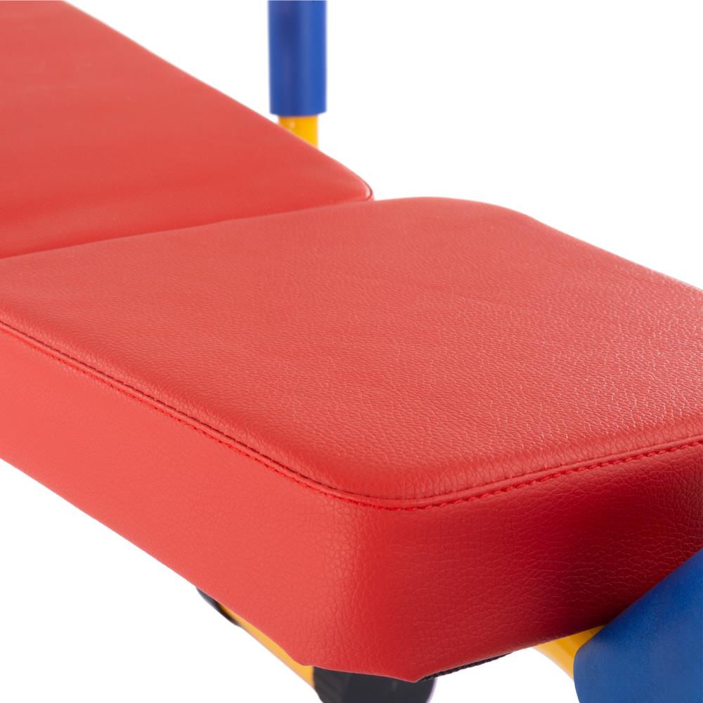  Meooeck Kids Weight Bench Set Fitness Exercise Equipment for  Kids Toddler Adjustable Sports Exercise Equipment with Weights Foam Tray  and Bar for Beginners Children Toddler Indoor Outdoor Sport : Sports