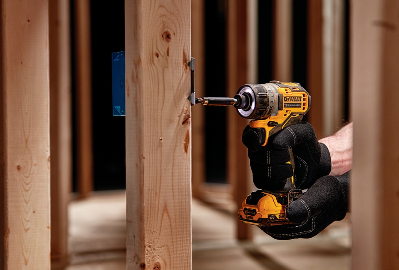 DEWALT 12-volt Max 1/4-in Variable Speed Brushless Cordless Impact Driver (2-Batteries Included) in the Impact Drivers department at Lowes.com
