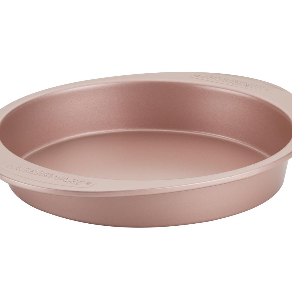 Farberware MYR15022  47772 9 in. Nonstick Bakeware Round Cake Pan- Rose Gold