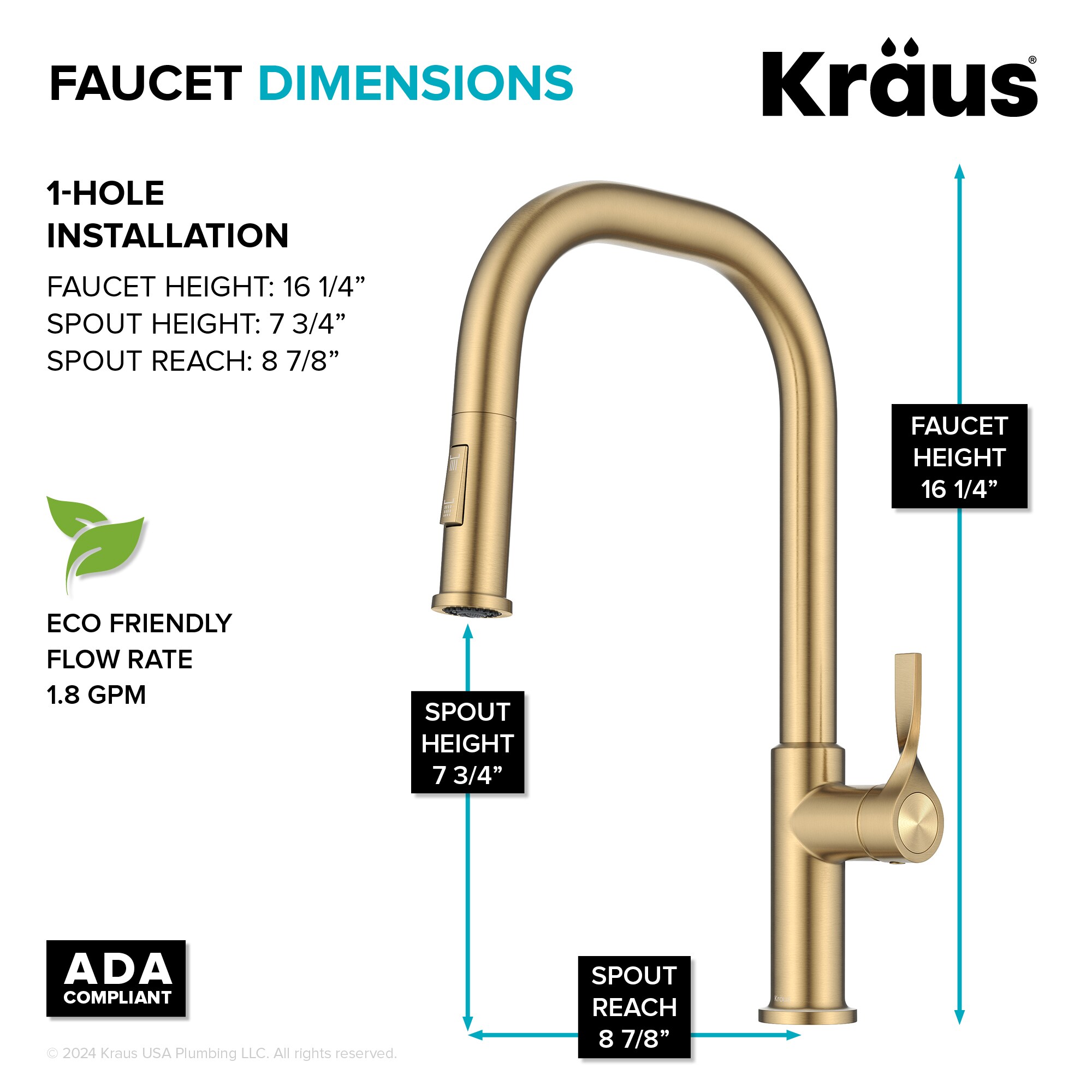 Kraus KPF-2841SFBB Kitchen-Faucets - View #6
