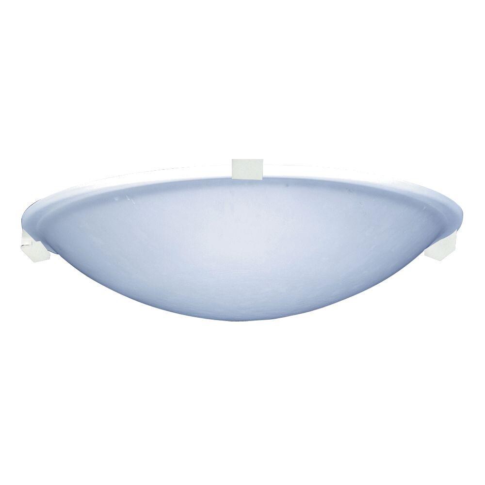 PLC Lighting 3464WHLED 1-Light 16-in White LED Flush Mount Light