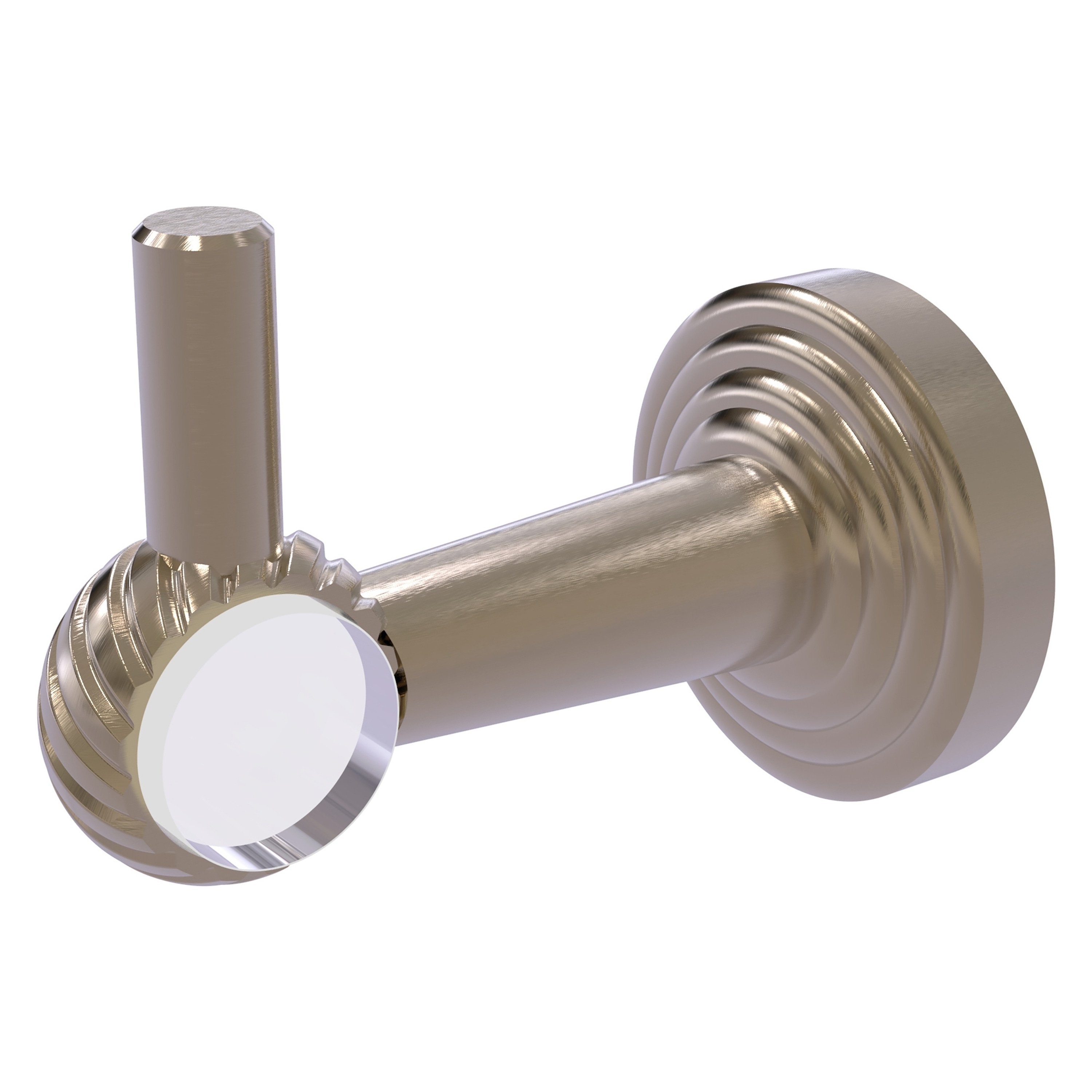 Allied Brass PB-20T-PEW Pacific Beach Antique Pewter Single -Hook Wall mount Towel Hook