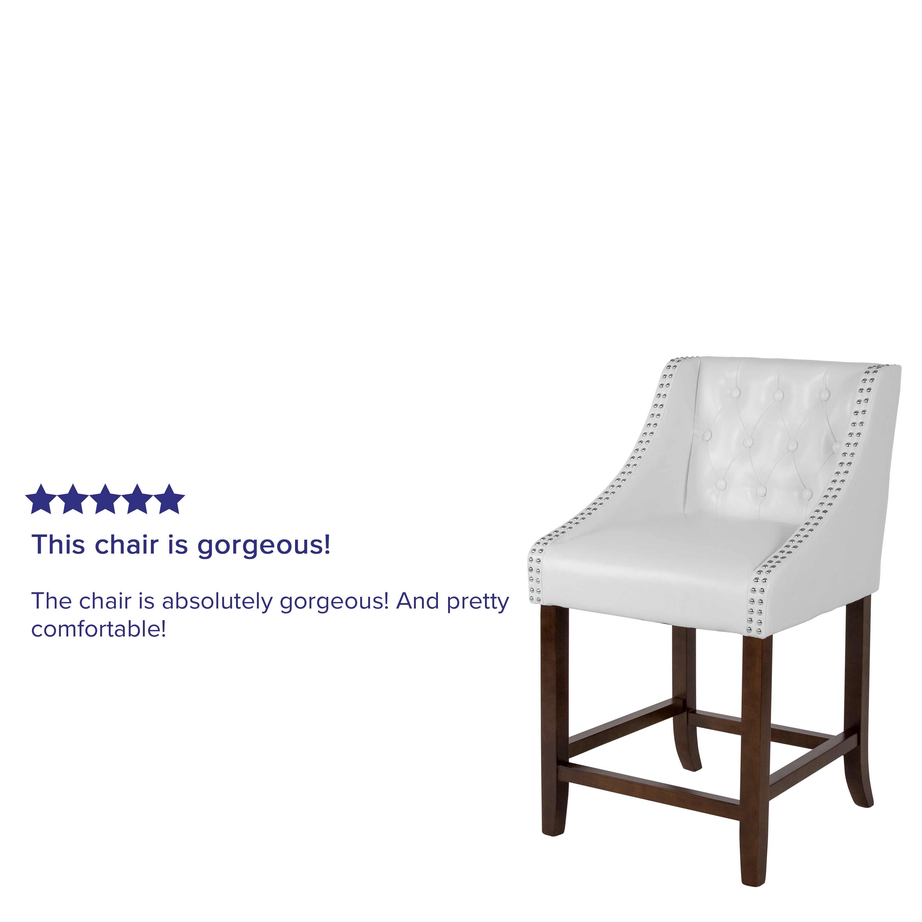 Walnut Wood and White Leather Swivel Saddle Stool, 32"