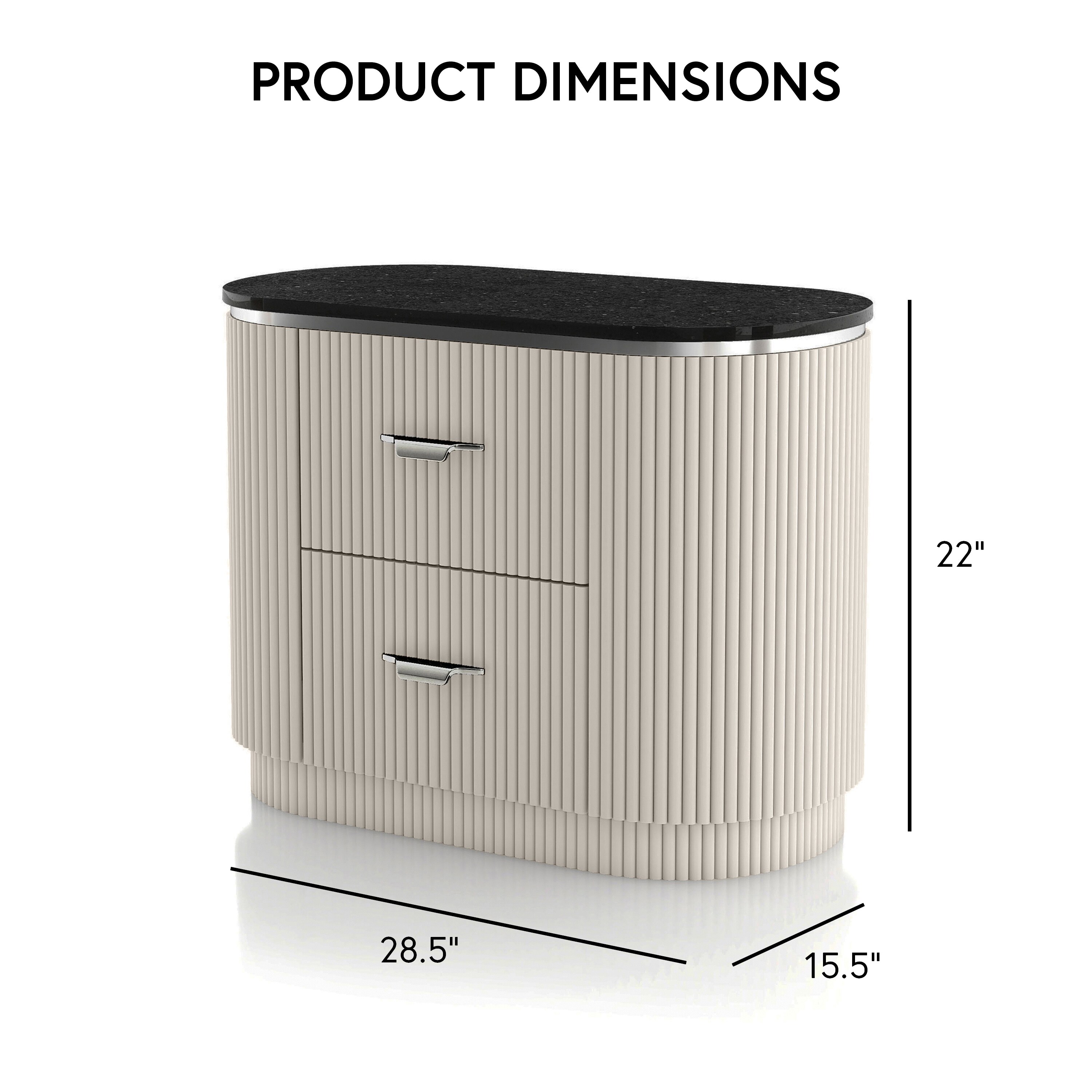 Furniture of America IDF-N7244GY-N nightstands - View #3