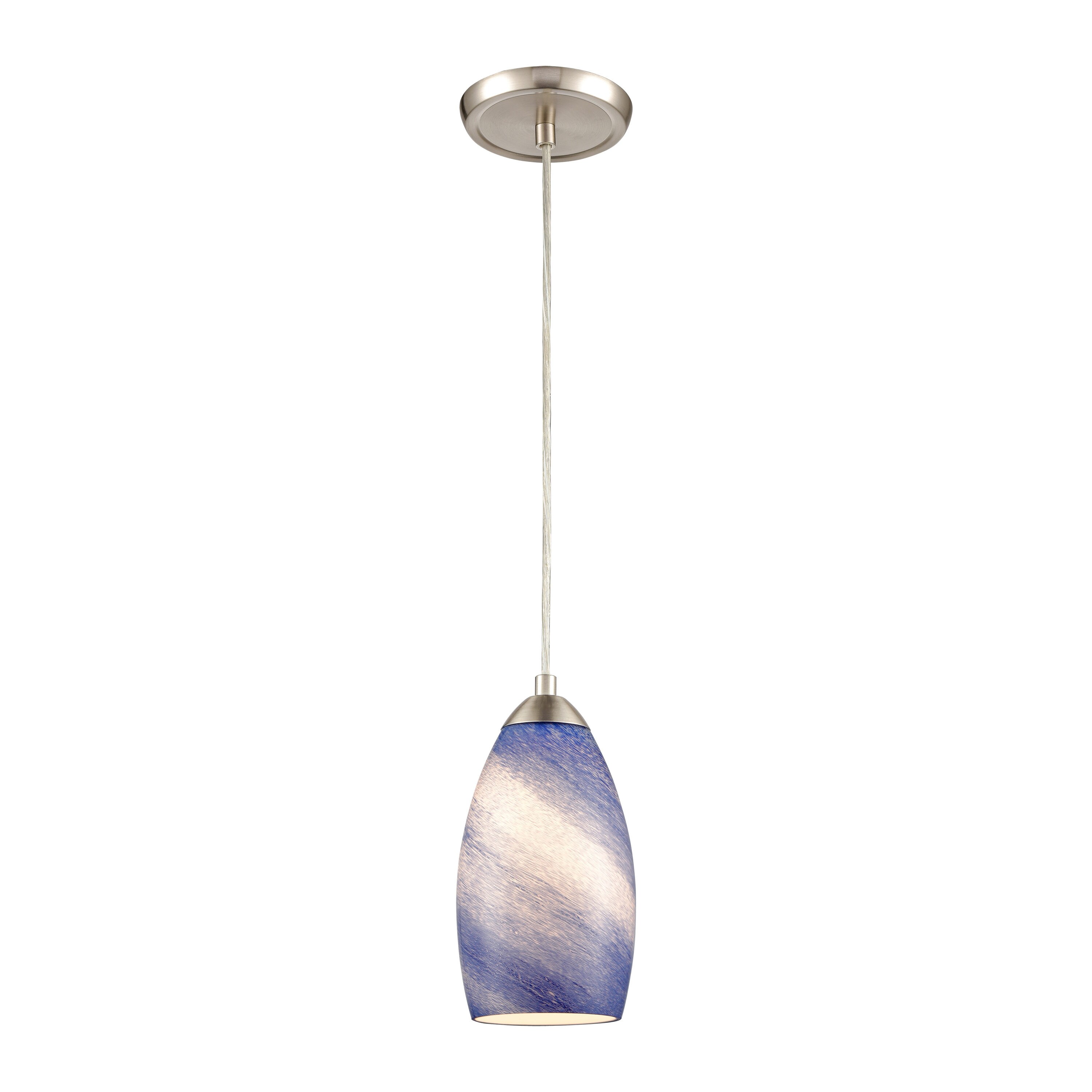 Westmore by ELK Lighting Stratus Satin Nickel Modern/Contemporary Bell ...