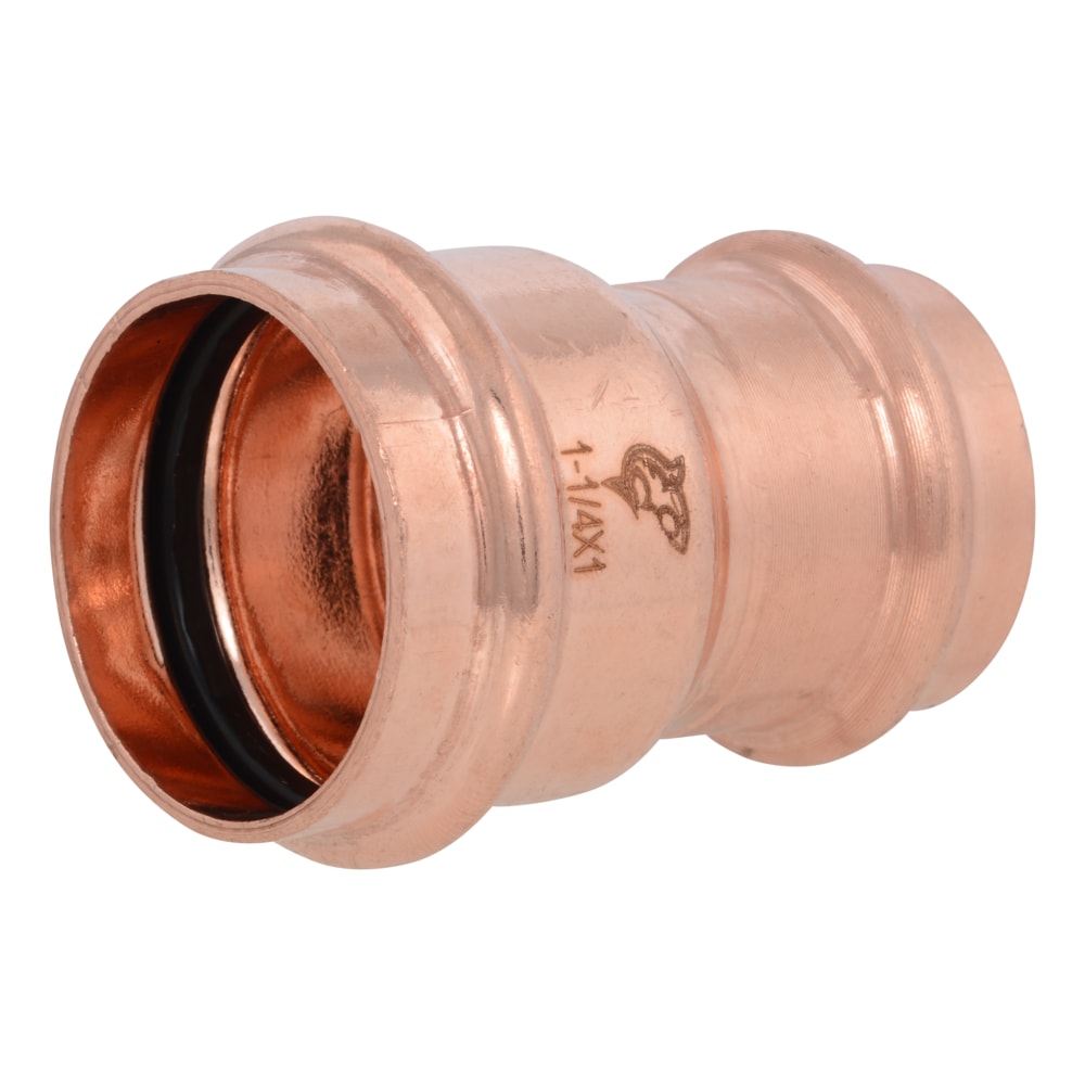 SharkBite 1-1/4-in x 1-in Copper Press Reducing Coupling (4-Pack)