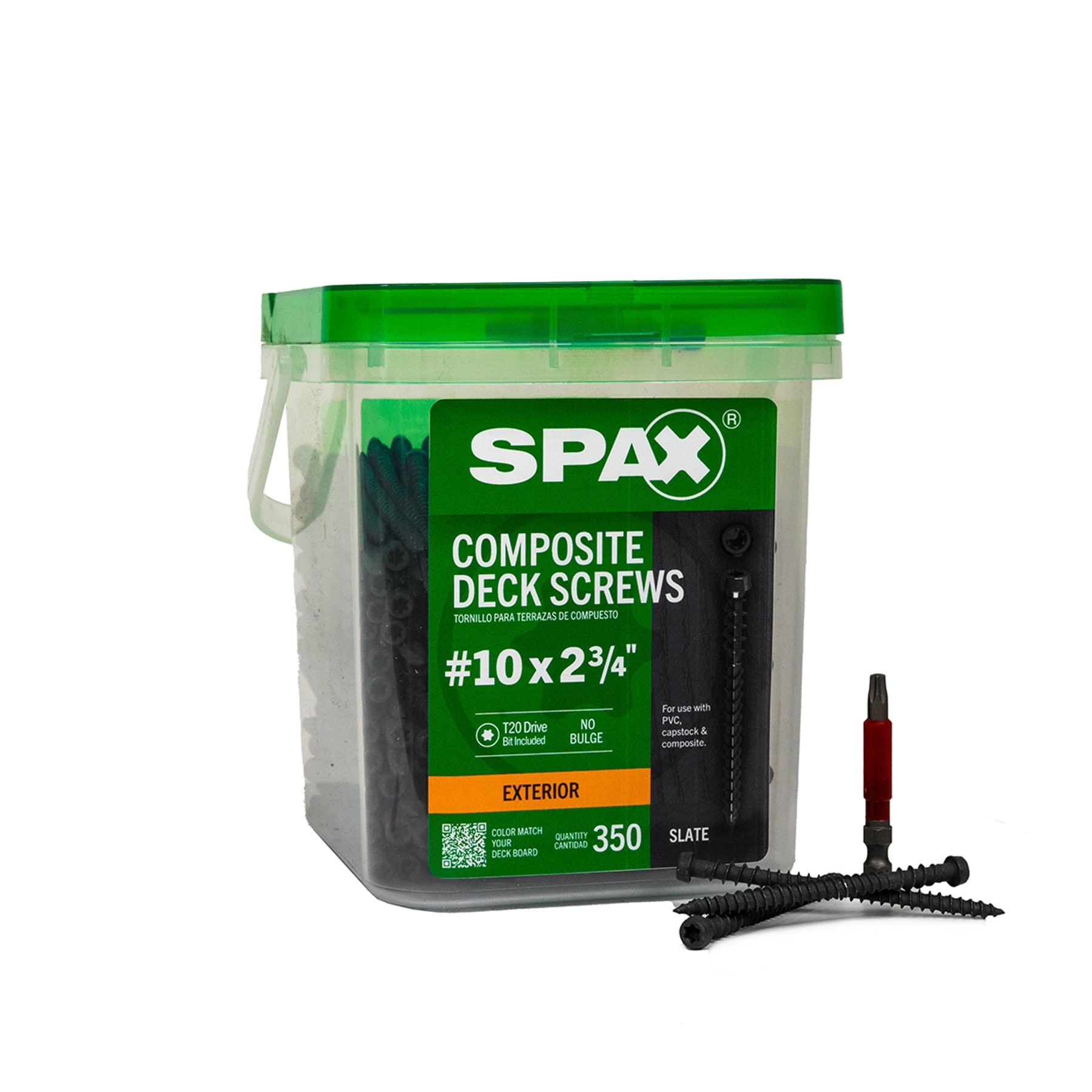 SPAX 41215505006943 #10 x 2-3/4-in Composite Deck Screws ( 350 -Per Box )
