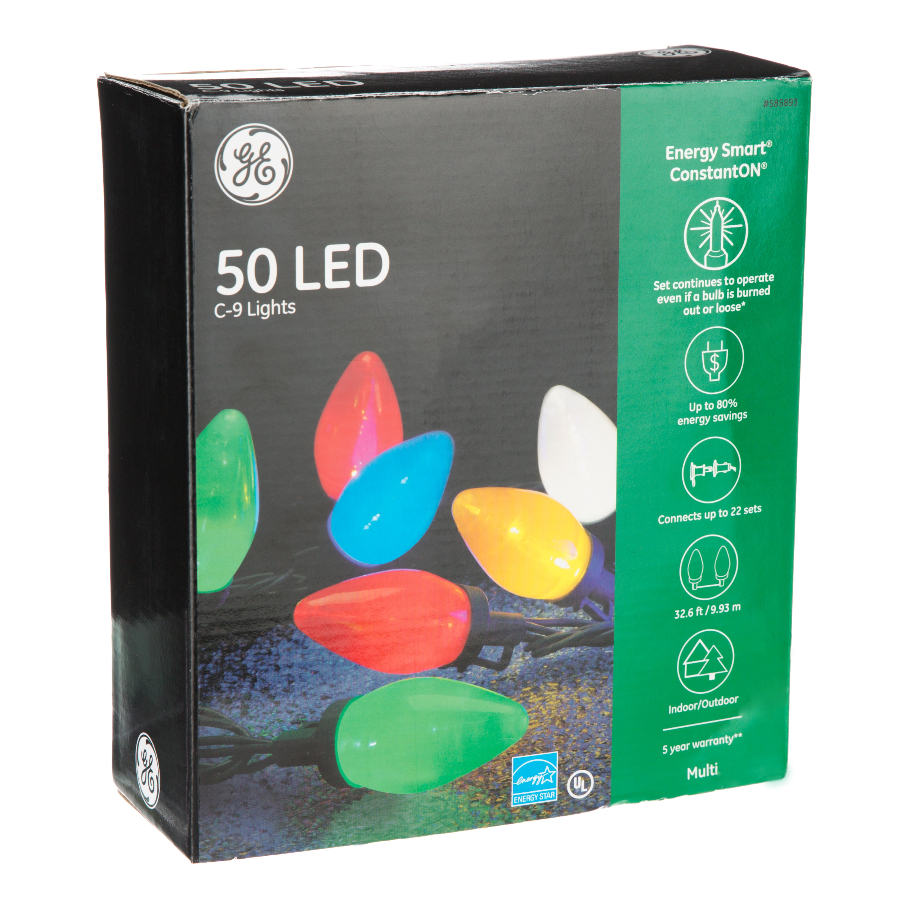 ge energy smart 50 multicolor led c 9