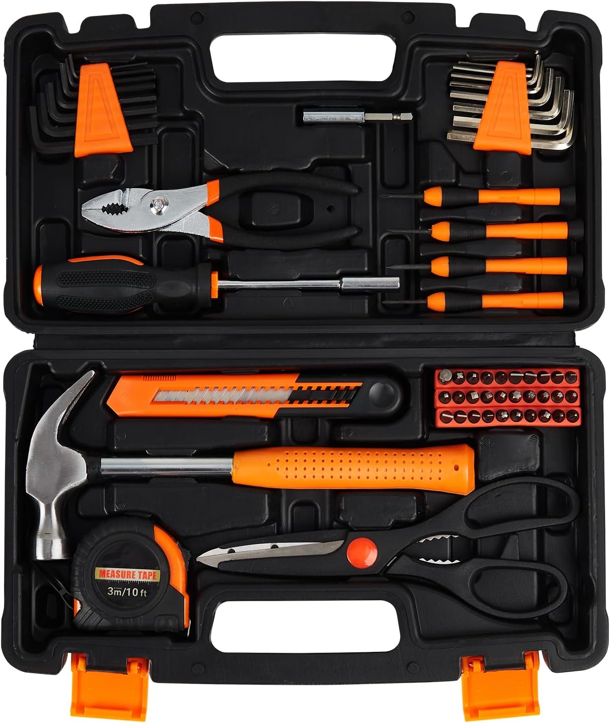 Garvee Professional 57-Piece Tool Set - Industrial Hand Tools Kit for Home Automotive and Small Machinery Repairs Toolbox Included #CNF-OADPGG4J0-L