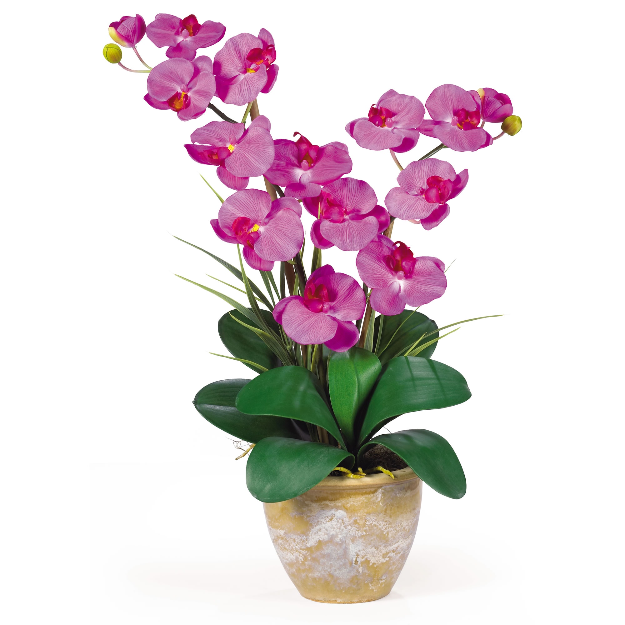 Nearly Natural 1026-OR 25-Inches Orchid Indoor Desktop Silk Artificial flower