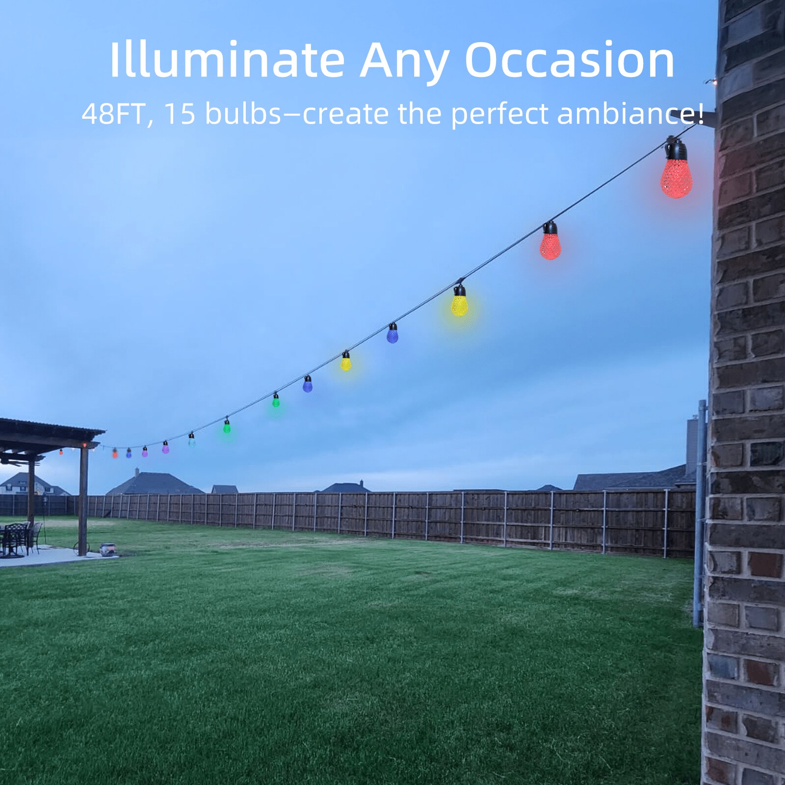 BIGHOUSE 3003000046 Patio-String-Lights - View #8