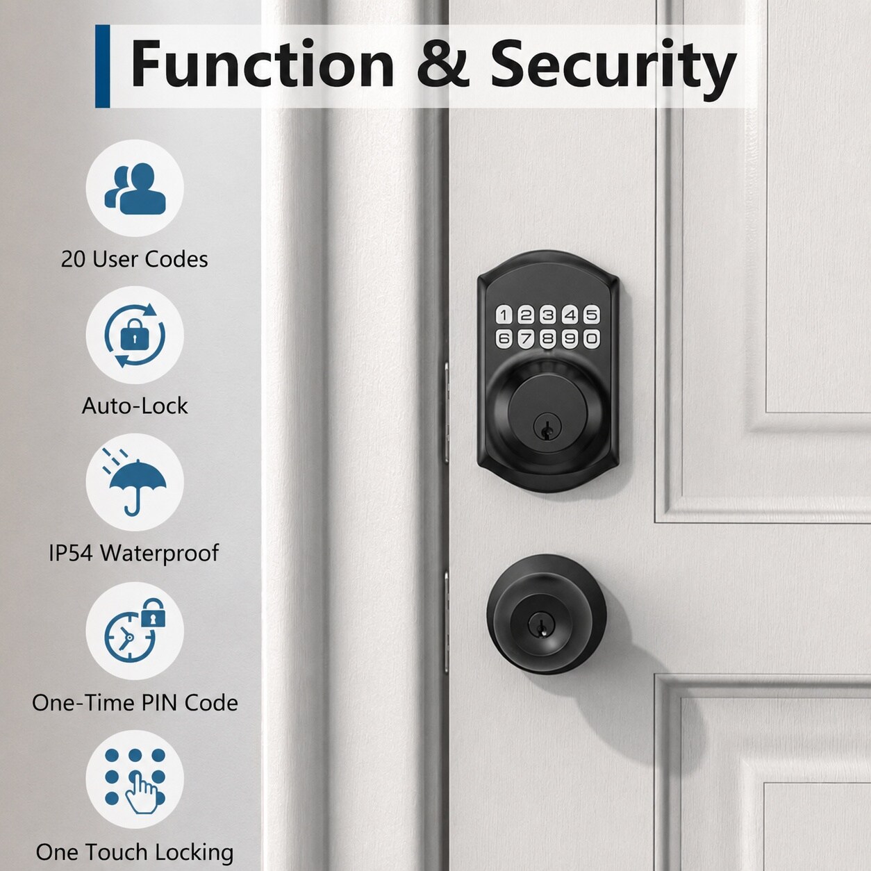 Afoxsos LAF0803F168 Electronic-Door-Locks - View #5