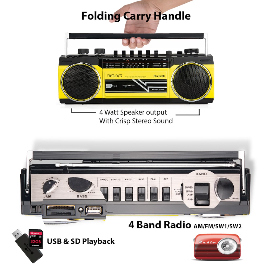 Riptunes WRACR400Y697 Boomboxes-Radios - View #5