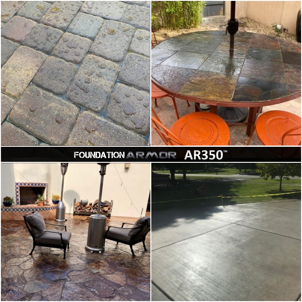 Foundation Armor 5 gal. Solvent Based Acrylic Wet Look Concrete Sealer and  Paver Sealer AR3505GAL - The Home Depot